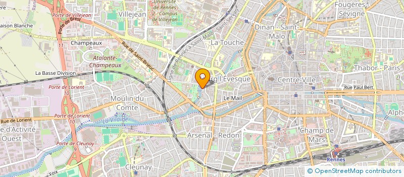 localisation de l'entreprise MADAME MELANIE FOURIAUX  RENNES