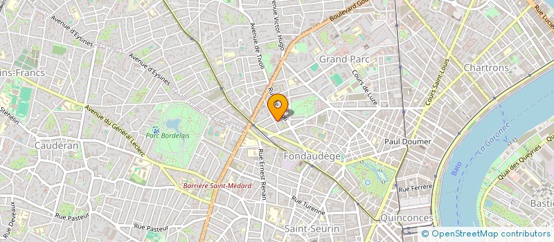 localisation de l'entreprise MADAME MELANIE FOURNIER  BORDEAUX