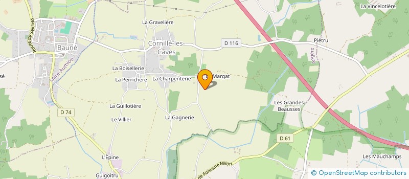 localisation de l'entreprise MADAME MELANIE FOURNIER  MAZE-MILON