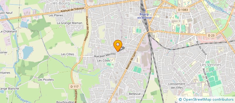 localisation de l'entreprise MADAME MELANIE FRANCOIS  VIRIAT