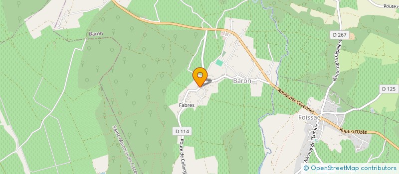 localisation de l'entreprise MADAME MELANIE FREMONT  BARON