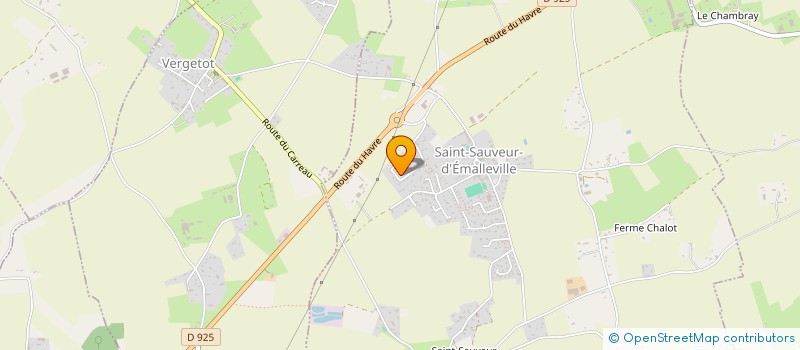 localisation de l'entreprise MADAME MELANIE FREVAL  SAINT-SAUVEUR-D'EMALLEVILLE