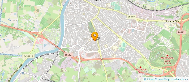 localisation de l'entreprise MADAME MELANIE FRICARD  AGDE