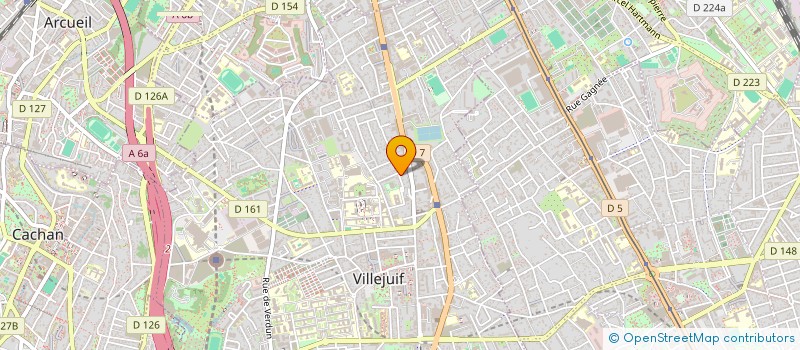 localisation de l'entreprise MADAME MELANIE FRIGOUL  VILLEJUIF