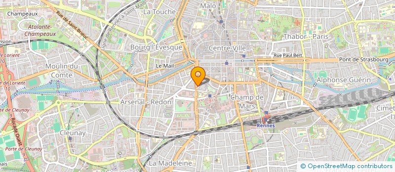 localisation de l'entreprise MADAME MELANIE FRUTOSO  RENNES