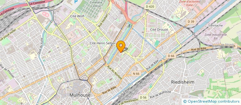 localisation de l'entreprise MADAME MELANIE FUCHOT  GUEBWILLER