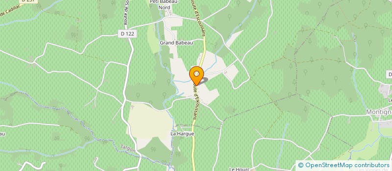 localisation de l'entreprise MADAME MELANIE FUTEL  TARGON