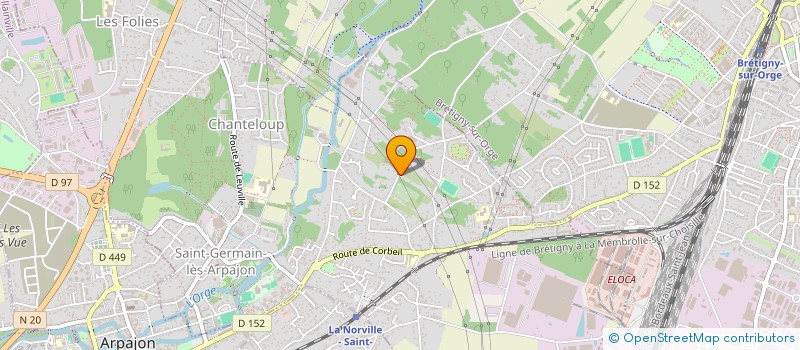 localisation de l'entreprise MADAME MELANIE GABON à SAINT-GERMAIN-LES-ARPAJON