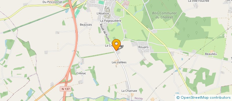 localisation de l'entreprise MADAME MELANIE GADEBOIS à NOZAY