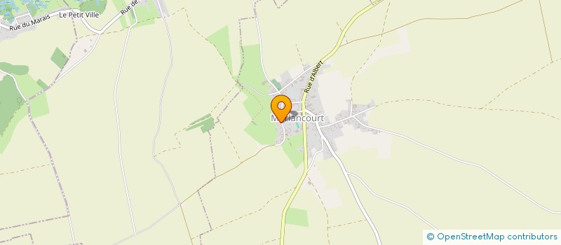 localisation de l'entreprise MADAME MELANIE GAETANE VIEZ  MORLANCOURT