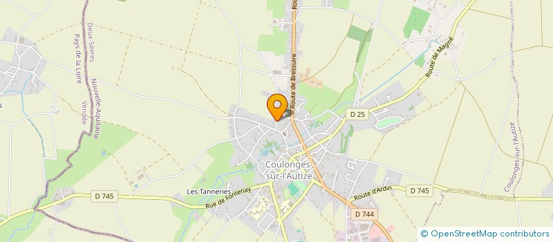 localisation de l'entreprise MADAME MELANIE GALLET à COULONGES-SUR-L'AUTIZE