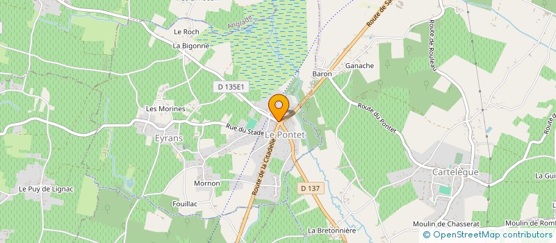 localisation de l'entreprise MADAME MELANIE GALLO  EYRANS