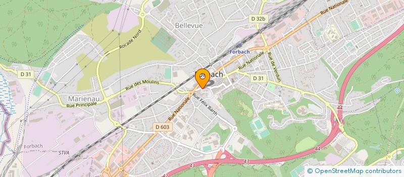 localisation de l'entreprise MADAME MELANIE GANOT  FORBACH