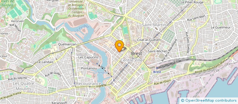 localisation de l'entreprise MADAME MELANIE GAONACH  BREST