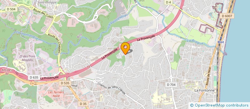 localisation de l'entreprise MADAME MELANIE GARAN  ANTIBES