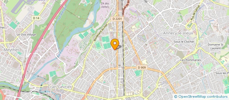 localisation de l'entreprise MADAME MELANIE GARCIA à ANNECY