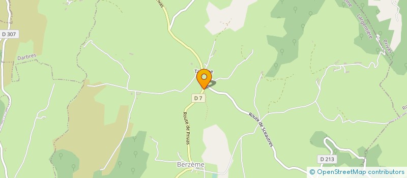 localisation de l'entreprise MADAME MELANIE GARDIN  SAINT-JEAN-LE-CENTENIER