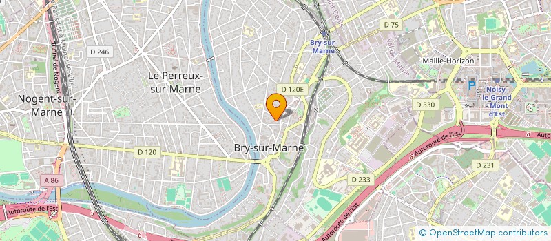 localisation de l'entreprise MADAME MELANIE GARNIER à BRY-SUR-MARNE