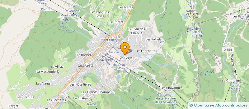 localisation de l'entreprise MADAME MELANIE GARNIER  LES GETS