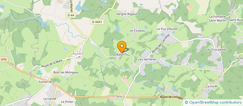 localisation de l'entreprise MADAME MELANIE GARREAU  AUREIL