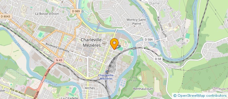 localisation de l'entreprise MADAME MELANIE GAUCHET à CHARLEVILLE-MEZIERES