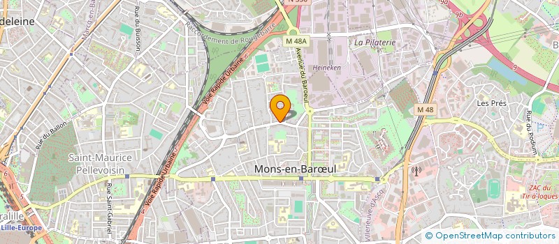 localisation de l'entreprise MADAME MELANIE GAUDET  MONS-EN-BARUL