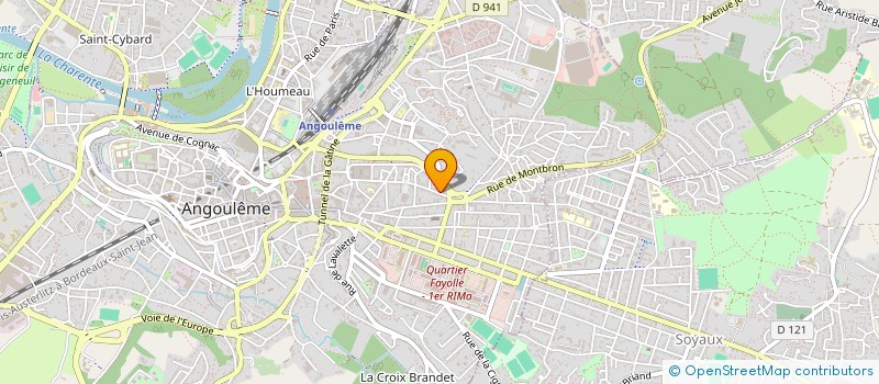 localisation de l'entreprise MADAME MELANIE GAUTHIER à ANGOULEME