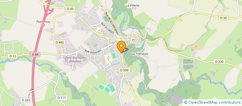 localisation de l'entreprise MADAME MELANIE GAZENGEL  SAINT-JAMES