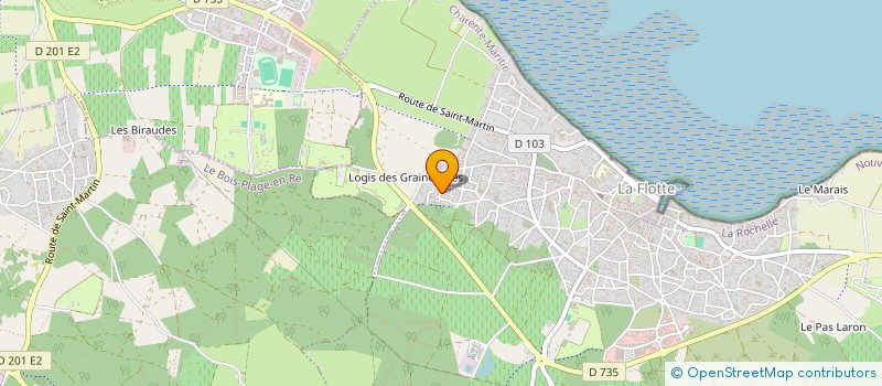 localisation de l'entreprise MADAME MELANIE GEFFRIN  LA FLOTTE