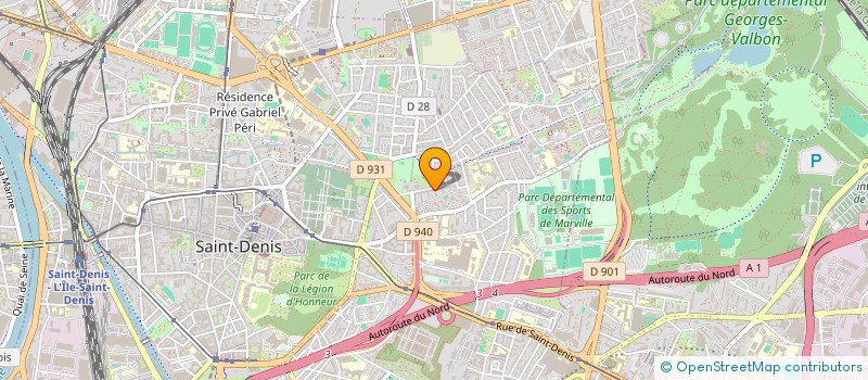 localisation de l'entreprise MADAME MELANIE GEFFROY  SAINT-DENIS