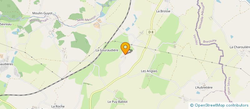 localisation de l'entreprise MADAME MELANIE GEMARD  MONTOURNAIS