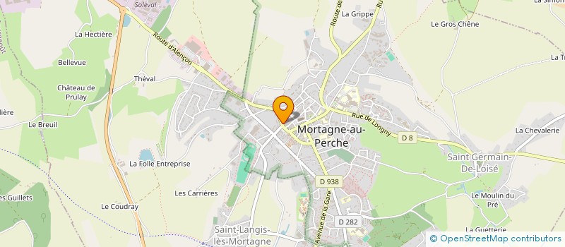 localisation de l'entreprise MADAME MELANIE GENDRON à MORTAGNE-AU-PERCHE