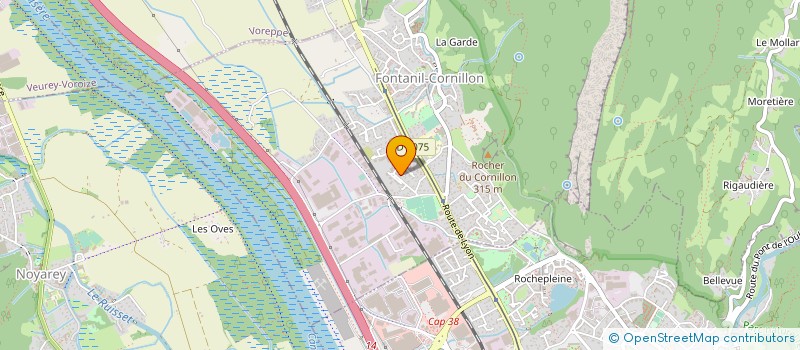 localisation de l'entreprise MADAME MELANIE GENNARO  SAINT-EGREVE