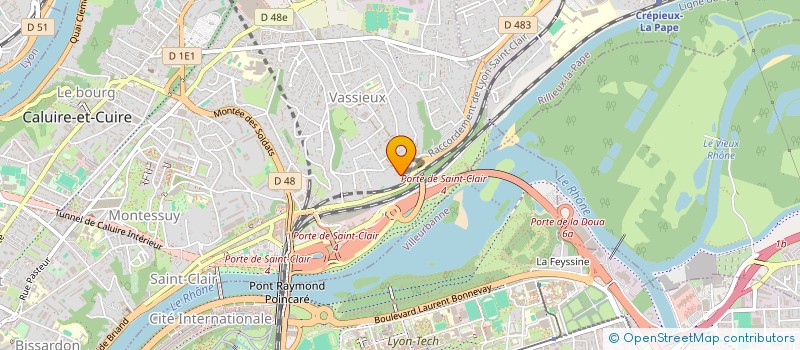 localisation de l'entreprise MADAME MELANIE GENTON  CALUIRE-ET-CUIRE