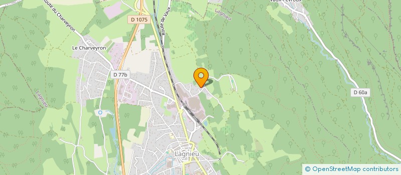 localisation de l'entreprise MADAME MELANIE GERBOD  LAGNIEU