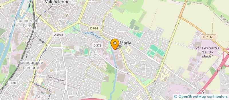 localisation de l'entreprise MADAME MELANIE GERIN  MARLY