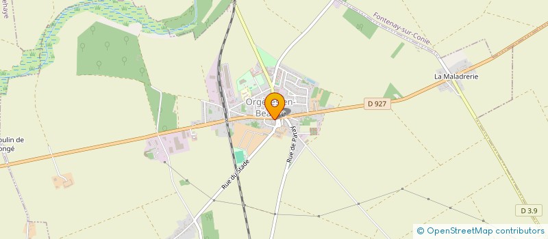 localisation de l'entreprise MADAME MELANIE GESBERT à ORGERES-EN-BEAUCE