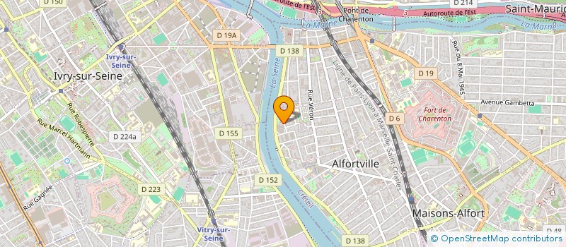 localisation de l'entreprise MADAME MELANIE GHIUGHEA  ALFORTVILLE