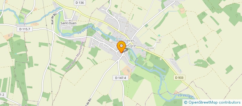 localisation de l'entreprise MADAME MELANIE GILBERT à BERCHERES-SUR-VESGRE