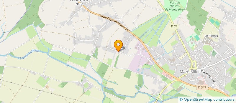 localisation de l'entreprise MADAME MELANIE GIRARD  MAZE-MILON