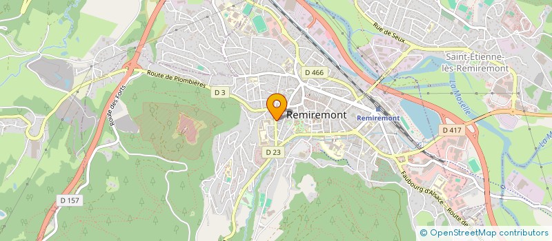 localisation de l'entreprise MADAME MELANIE GIRARDOT  REMIREMONT