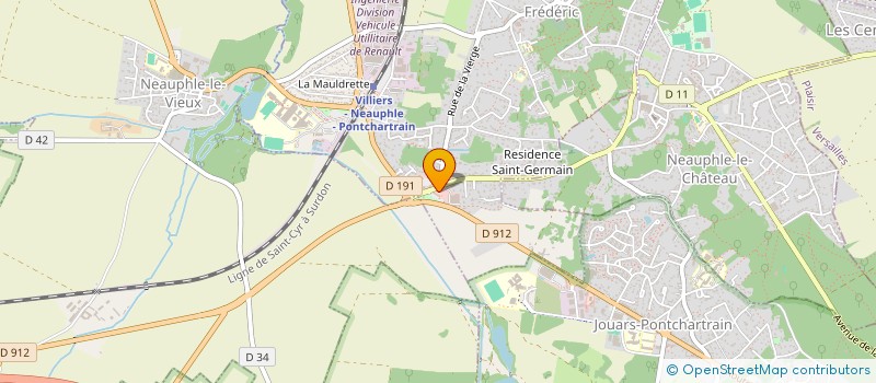 localisation de l'entreprise MADAME MELANIE GIRAULT  JOUARS-PONTCHARTRAIN