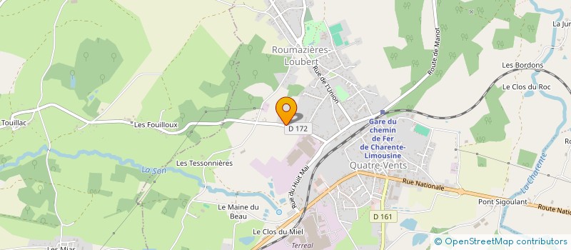 localisation de l'entreprise MADAME MELANIE GIRAULT à TERRES-DE-HAUTE-CHARENTE