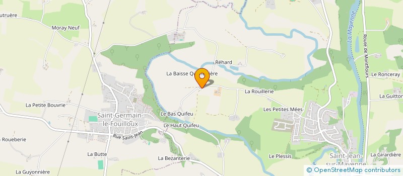 localisation de l'entreprise MADAME MELANIE GIROUD  SAINT-JEAN-SUR-MAYENNE