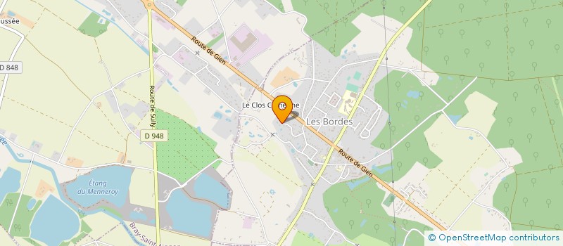localisation de l'entreprise MADAME MELANIE GITTON à LES BORDES