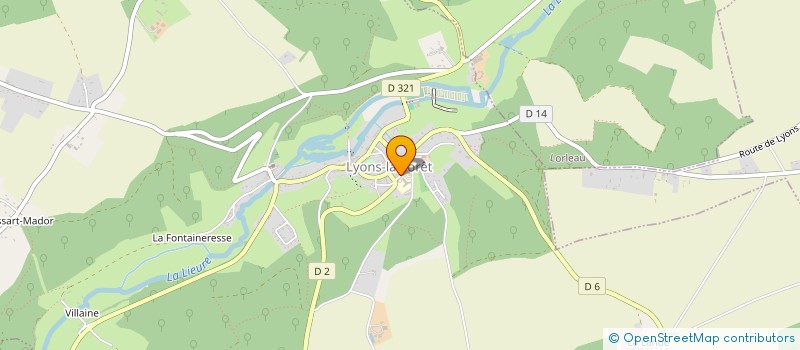 localisation de l'entreprise MADAME MELANIE GOBERT  LYONS-LA-FORET