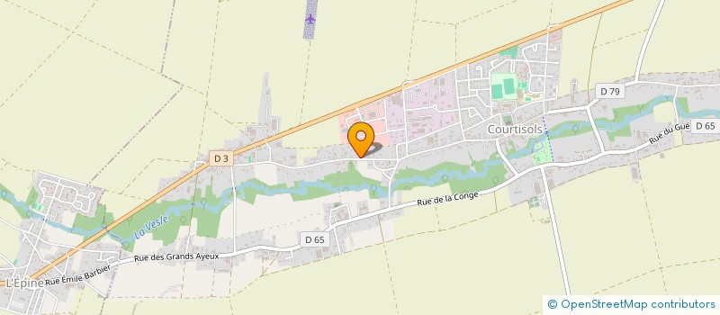 localisation de l'entreprise MADAME MELANIE GOFFART  COURTISOLS