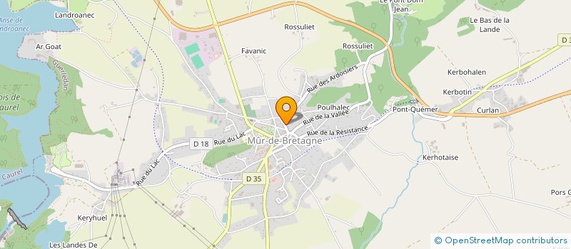 localisation de l'entreprise MADAME MELANIE GOLDMANN à GUERLEDAN