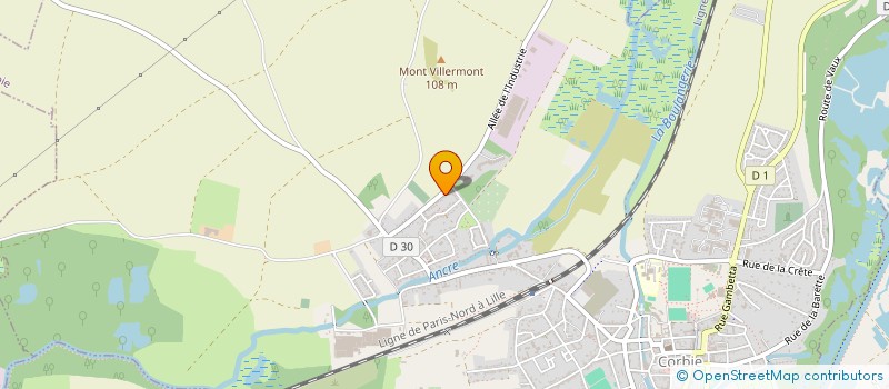 localisation de l'entreprise MADAME MELANIE GOLLIOT  CORBIE