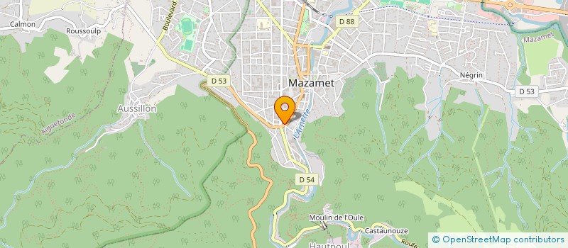 localisation de l'entreprise MADAME MELANIE GOMEZ à MAZAMET